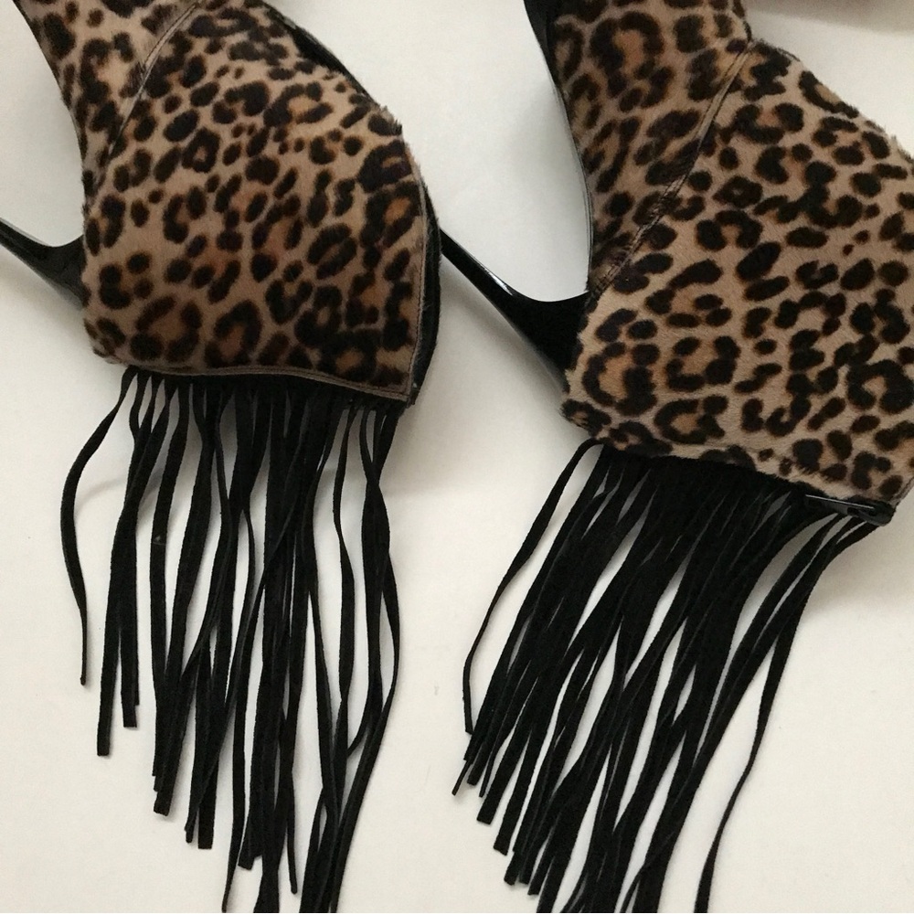 Burberry leopard print tassel boots - Picture 13 of 14